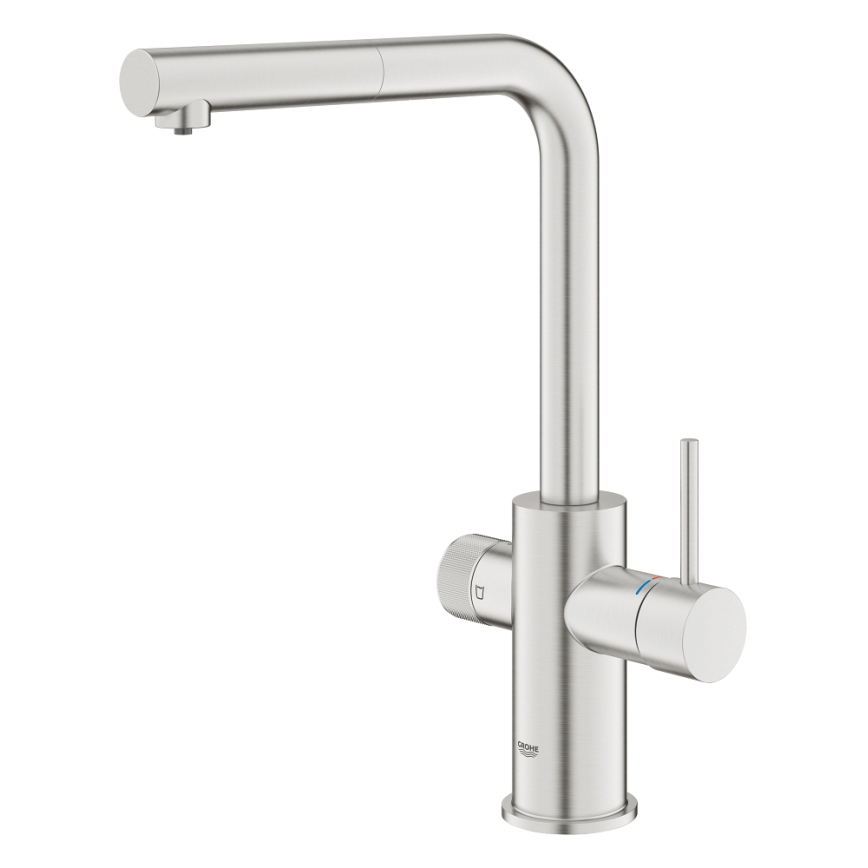 GROHE 30601DC0 - Kuhinjska armatura BLUE PURE z izvlečno prho, nerjaveče jeklo