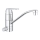 GROHE 31161000 - Kuhinjska armatura EUROSMART COSMOPOLITAN 140° sijajni krom