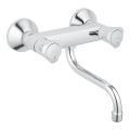 GROHE 31187001 - Stenska pipa za pomivalno korito COSTA L 200 mm, sijajni krom