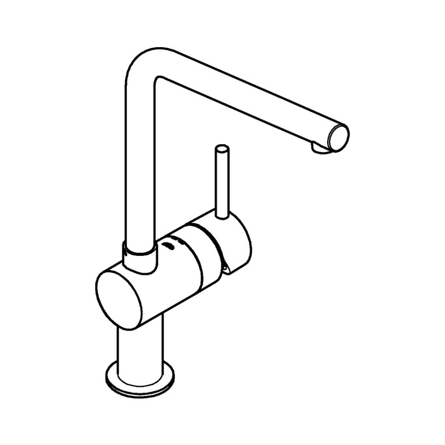 GROHE 31375000 - Kuhinjska armatura A 360 mm, sijajni krom