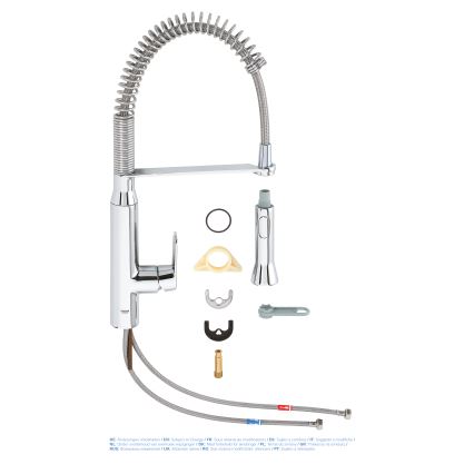 GROHE 31379000 - Pomivalna pipa K7 G12” v sijajnem kromu