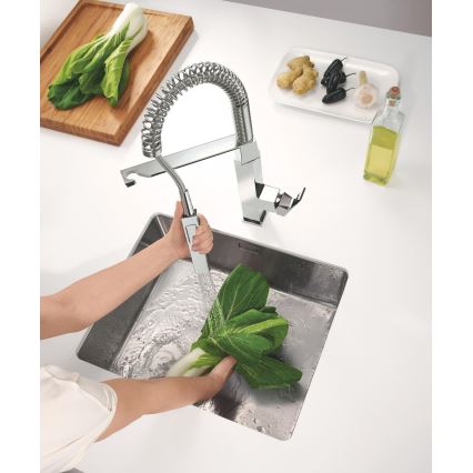 GROHE 31395000 - Kuhinjska armatura EUROCUBE 547 mm, sijajni krom