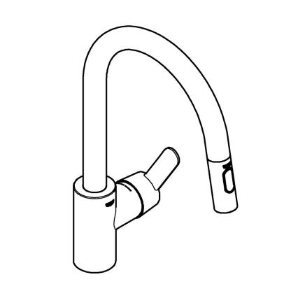 GROHE 31484001 - Kuhinjska armatura GET, sijajni krom