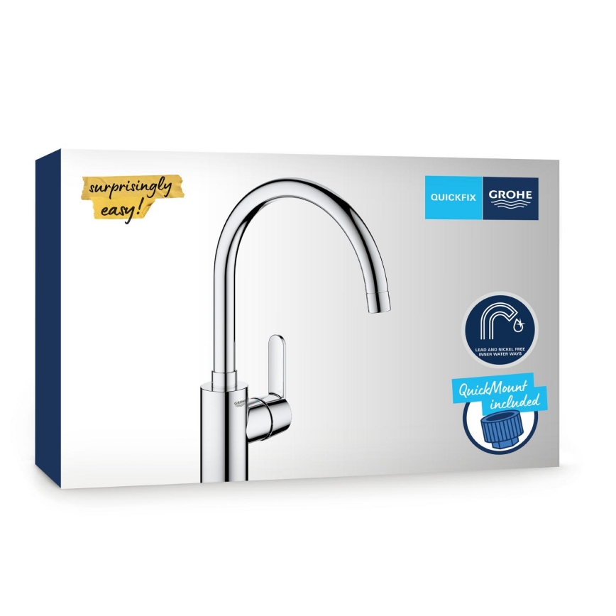 GROHE 31494001 - Pipa za pomivalno korito GET, sijajni krom
