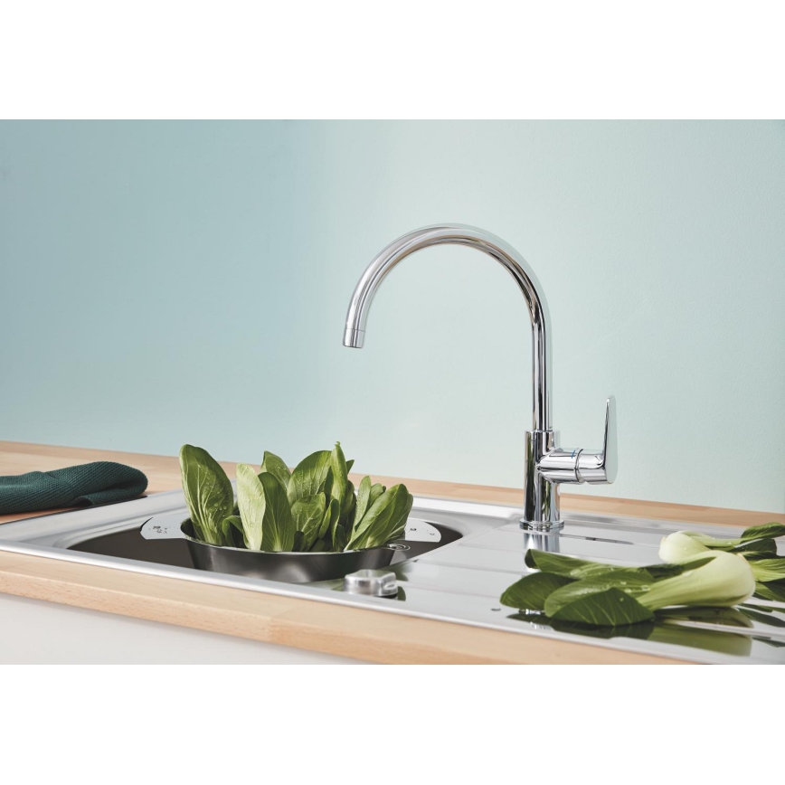 GROHE 31536001 - Kuhinjska pipa BAUCURVE 332 mm, sijajni krom