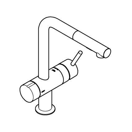 GROHE 31558GN0 - Kuhinjska pipa A, zlata