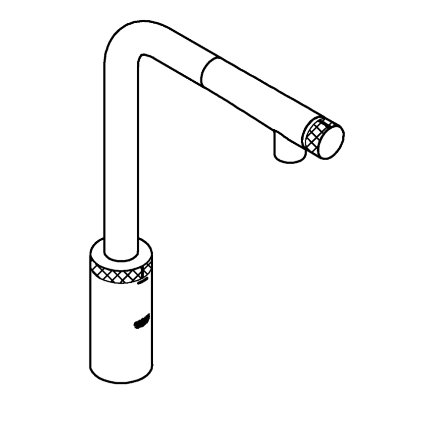 GROHE 31613000 - Kuhinjska armatura A SmartControl, 314 mm, sijajni krom