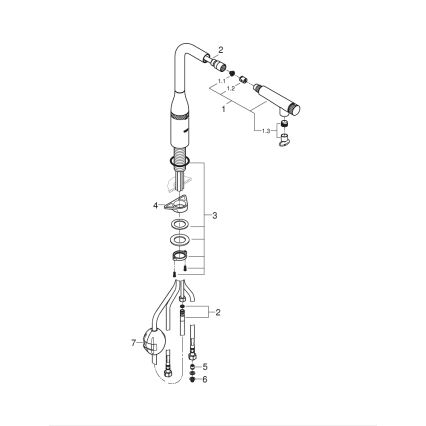 GROHE 31615000 - Kuhinjska pipa ESSENCE SMARTCONTROL 366 mm sijajni krom