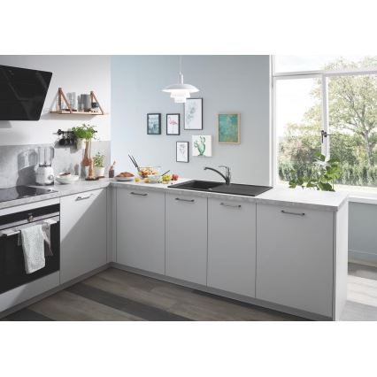 GROHE 31640AP0 - Kompozitno pomivalno korito K400 860 × 500 mm granit/črna