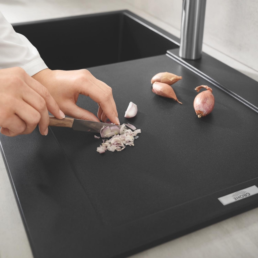 GROHE 31644AP0 - Kompozitno pomivalno korito K500 860 × 500 mm črno