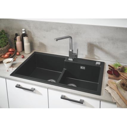 GROHE 31649AP0 - Pomivalno korito K500 860 × 500 mm granit/črna