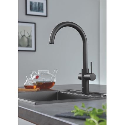 GROHE 31651AP0 - Kompozitno pomivalno korito K700 560 × 510 mm črna