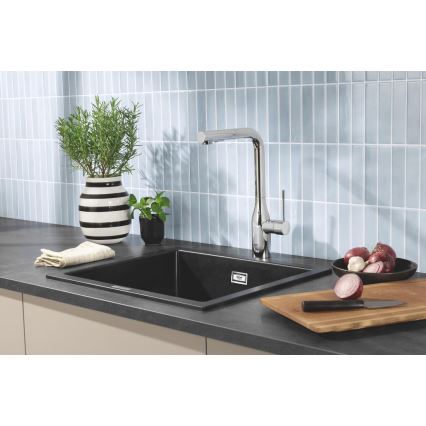 GROHE 31651AP0 - Kuhinjsko pomivalno korito K700 560 × 510 mm granit/črna
