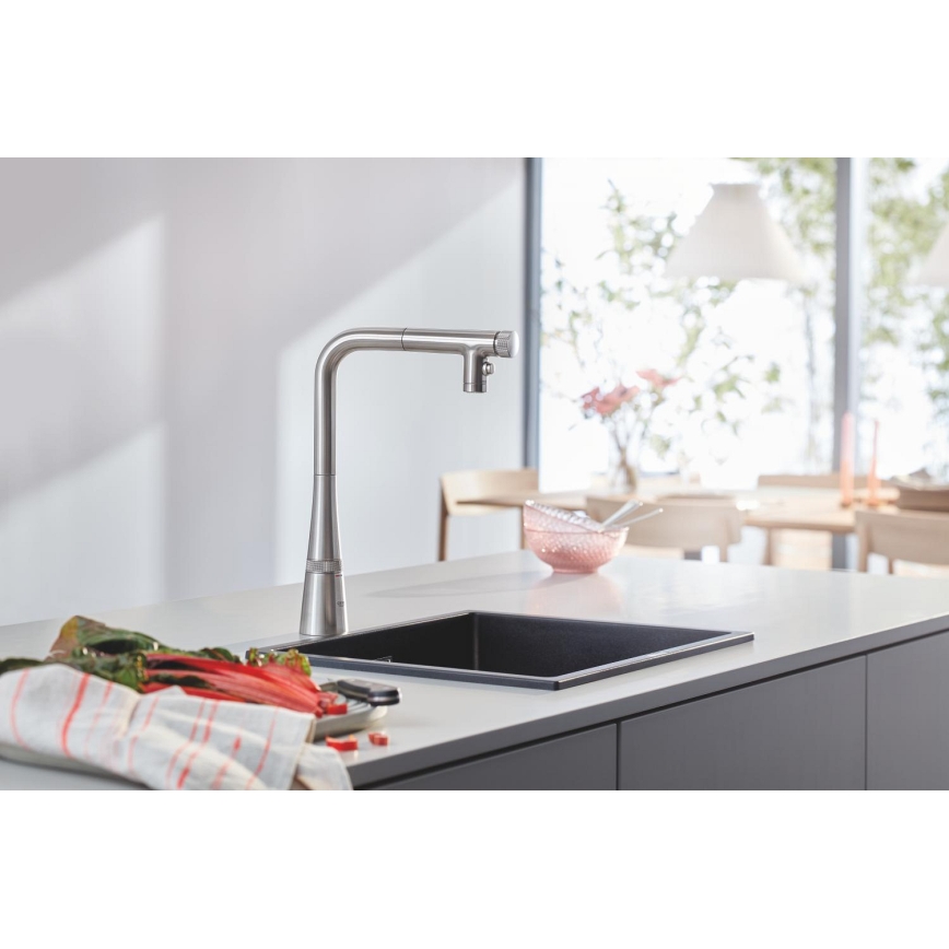 GROHE 31653AP0 - Kompozitno pomivalno korito K700U 457 × 406 mm črno