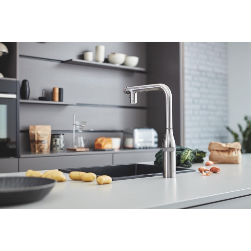 GROHE 31653AP0 - Kompozitno pomivalno korito K700U 457 × 406 mm črno
