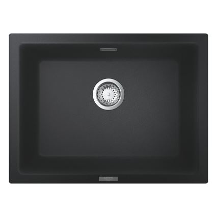 GROHE 31655AP0 - Pomivalno korito K700U 610 × 460 mm črni kamen/črna