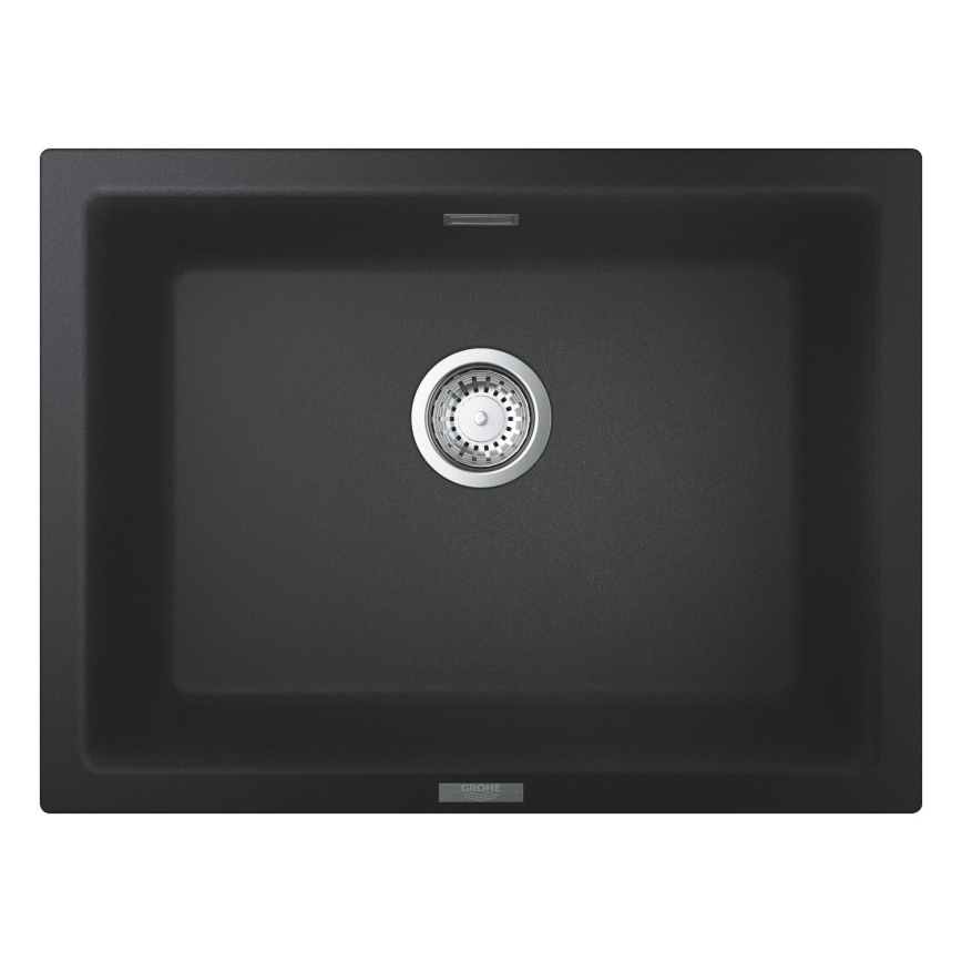 GROHE 31655AP0 - Pomivalno korito K700U 610 × 460 mm črni kamen/črna