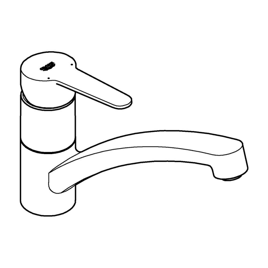 GROHE 31685000 - Kuhinjska armatura STARTECO, poliran krom