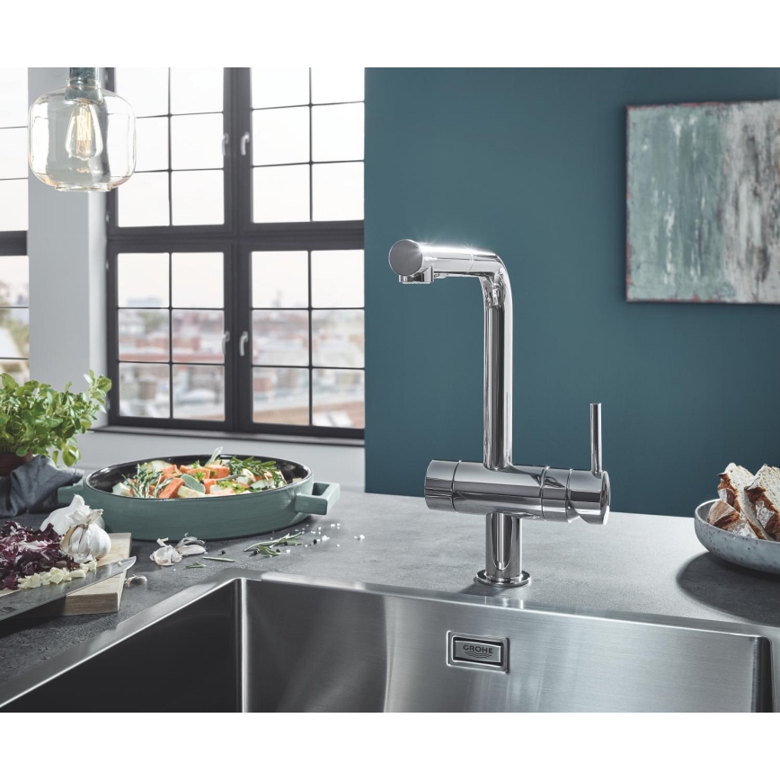 GROHE 31726SD0 - Kuhinjski pomivalnik K700 550 × 450 mm iz nerjavečega jekla