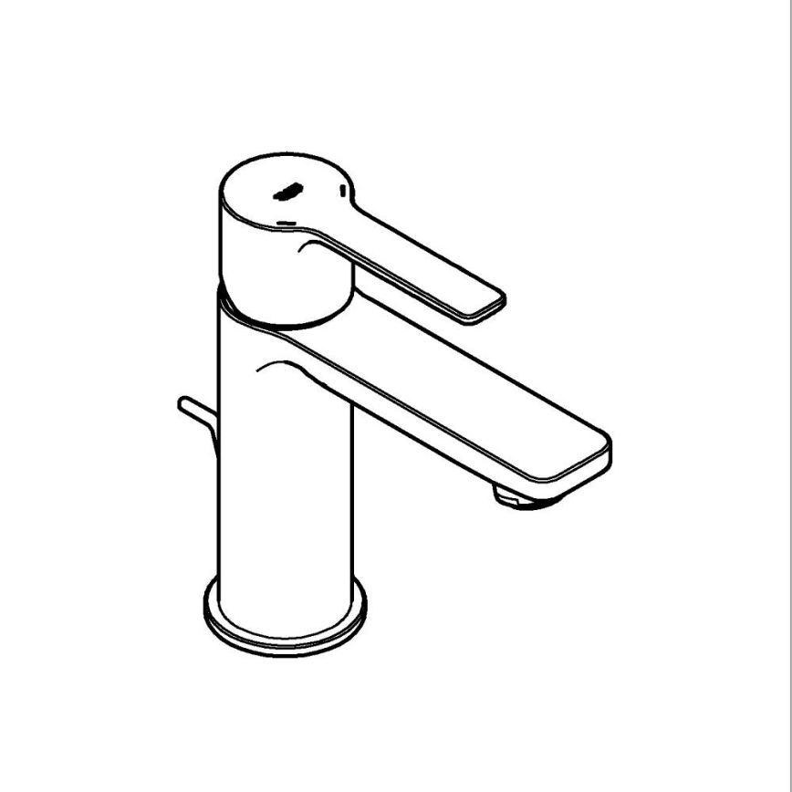 GROHE 32109GL1 - Pipa za umivalnik LINEARE velikost XS zlata