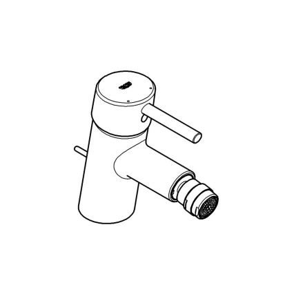 GROHE 32208001 - Armatura za bide CONCETTO DN 15 poliran krom