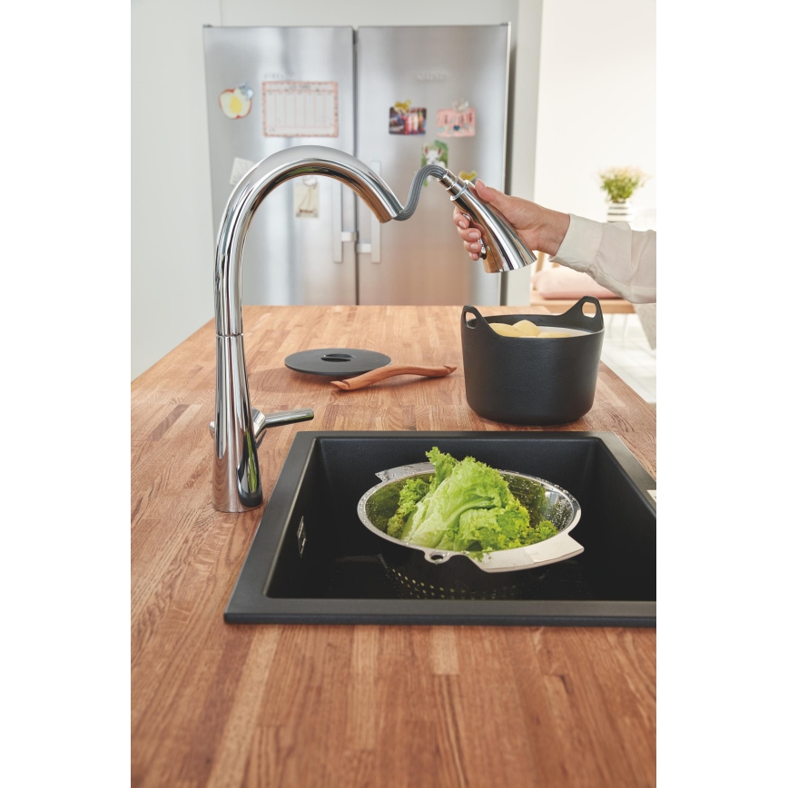 GROHE 32294002 - Kuhinjska pipa ZEDRA 401 mm, sijajni krom