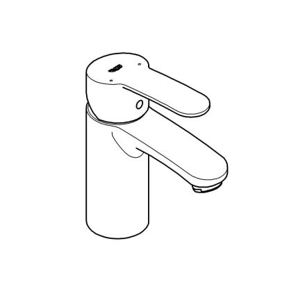 GROHE 3246820E - Umivalniška baterija EUROSTYLE COSMOPOLITAN velikost S krom