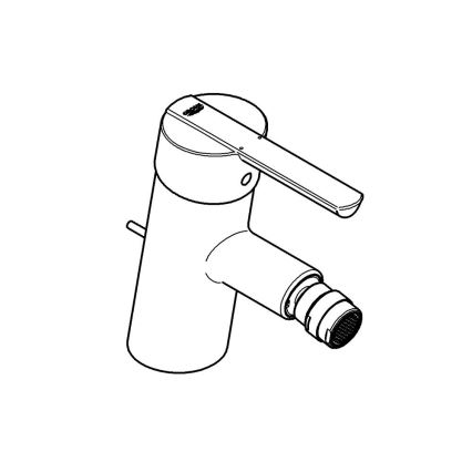 GROHE 32558000 - Pipa za bide FEEL DN 15 sijajni krom