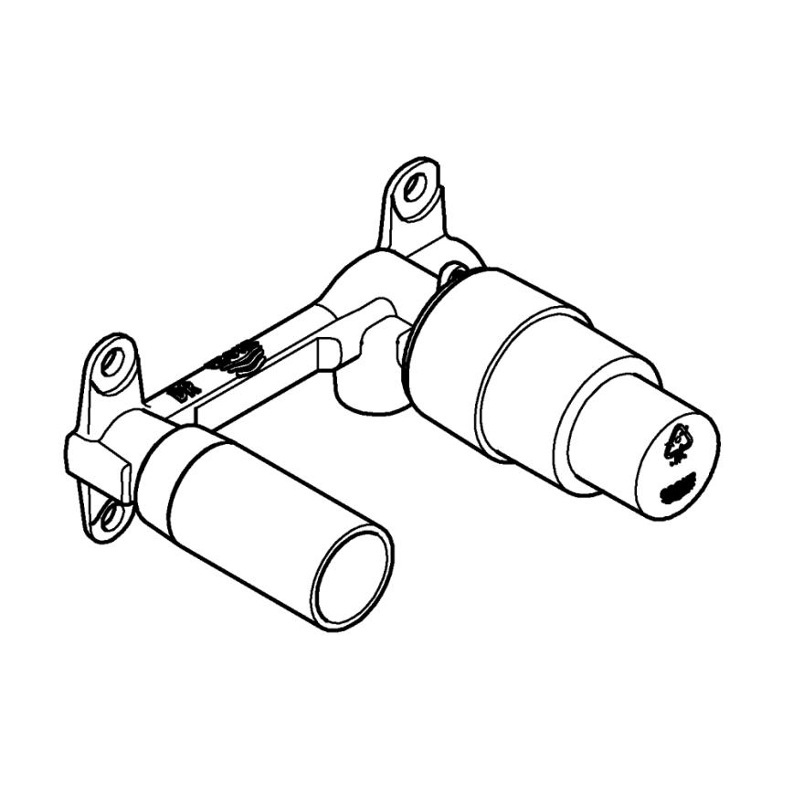 GROHE 32635000 - Vgradna armatura DN 15 DR- medenina