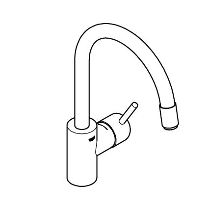GROHE 32663003 - Kuhinjska pipa CONCETTO 360 mm sijajni krom