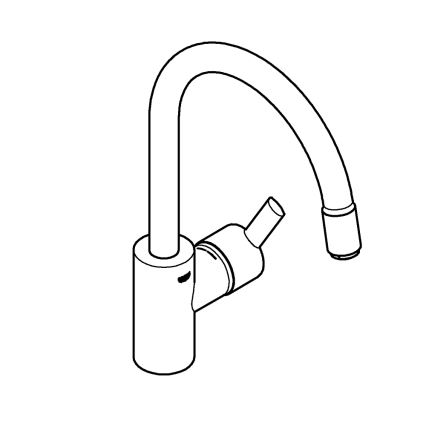 GROHE 32671002 - Kuhinjska armatura FEEL, sijajni krom
