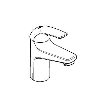 GROHE 32848000 - Umivalniška baterija BAUCURVE, sijajni krom