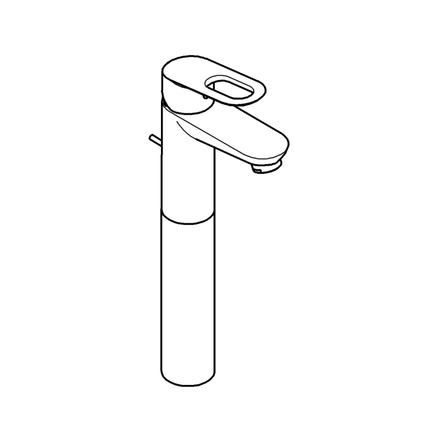 GROHE 32856000 - Umivalniška baterija BAULOOP 12” sijajni krom