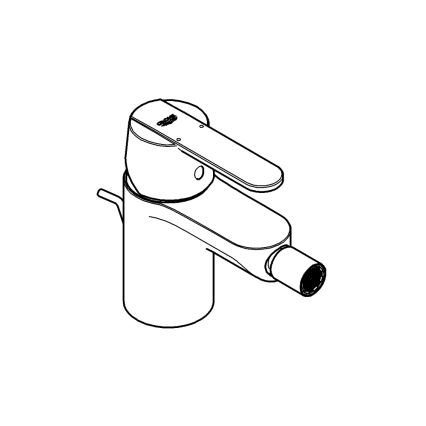 GROHE 32885000 - Pipa za bide GET DN 15, sijajni krom