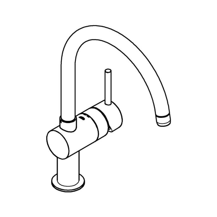 GROHE 32917000 - Pomivalni mešalnik A 356 mm, sijajni krom