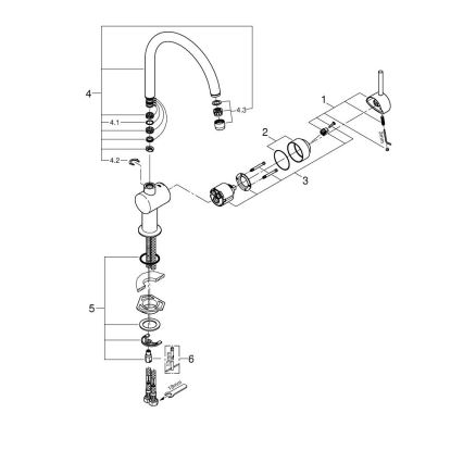 GROHE 32917GN0 - Kuhinjska pipa A zlata
