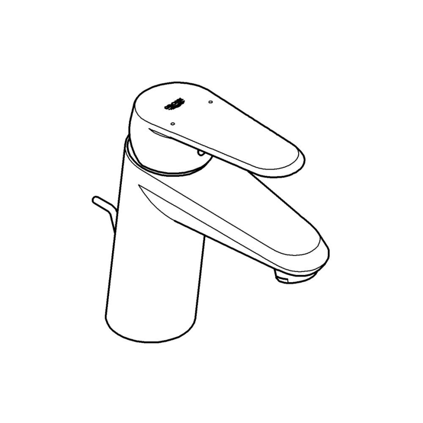 GROHE 3319020E - Pipa za umivalnik EURODISC COSMOPOLITAN, velikost S, kromirana