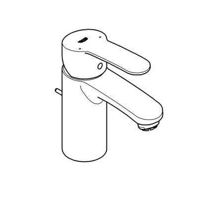 GROHE 33561002 - Umivalni mešalnik EUROSTYLE COSMOPOLITAN DN 15, krom visok sijaj