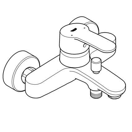 GROHE 33591002 - kopalniška baterija EUROSTYLE COSMOPOLITAN, sijajni krom