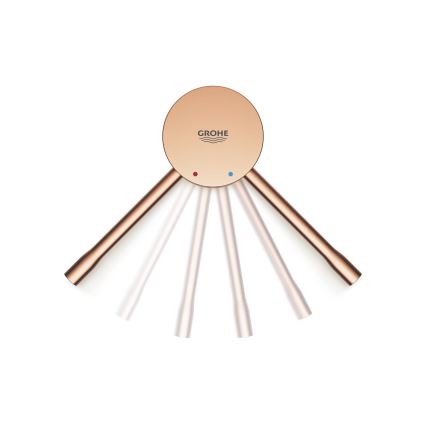 GROHE 33624DL1 - Kadna baterija ESSENCE 193 mm, brušena bakrena
