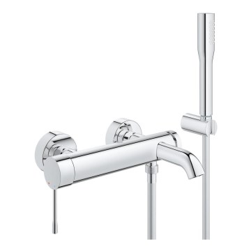 GROHE 33628001 - Komplet kopalniške baterije ESSENCE DN 15 za kad, poliran krom