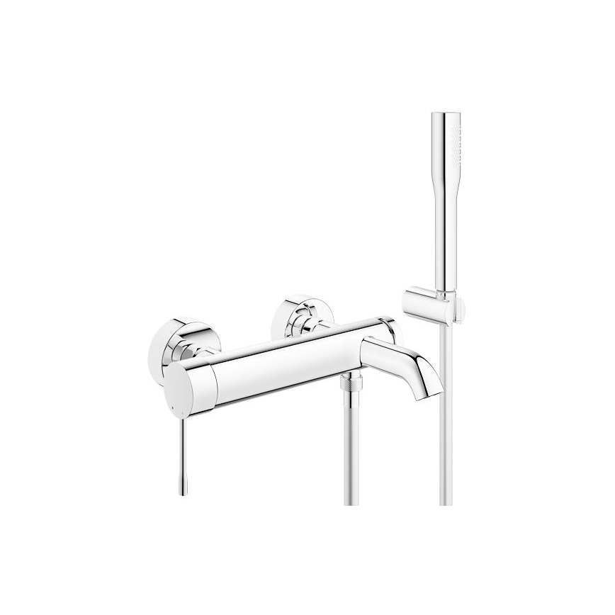 GROHE 33628001 - Komplet kopalniške baterije ESSENCE DN 15 za kad, poliran krom