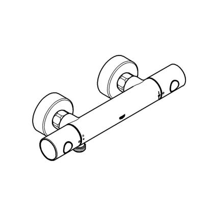 GROHE 34065AL2 -Termostatska tušna armatura GROHTHERM 1000 COSMOPOLITAN DN 15 grafit