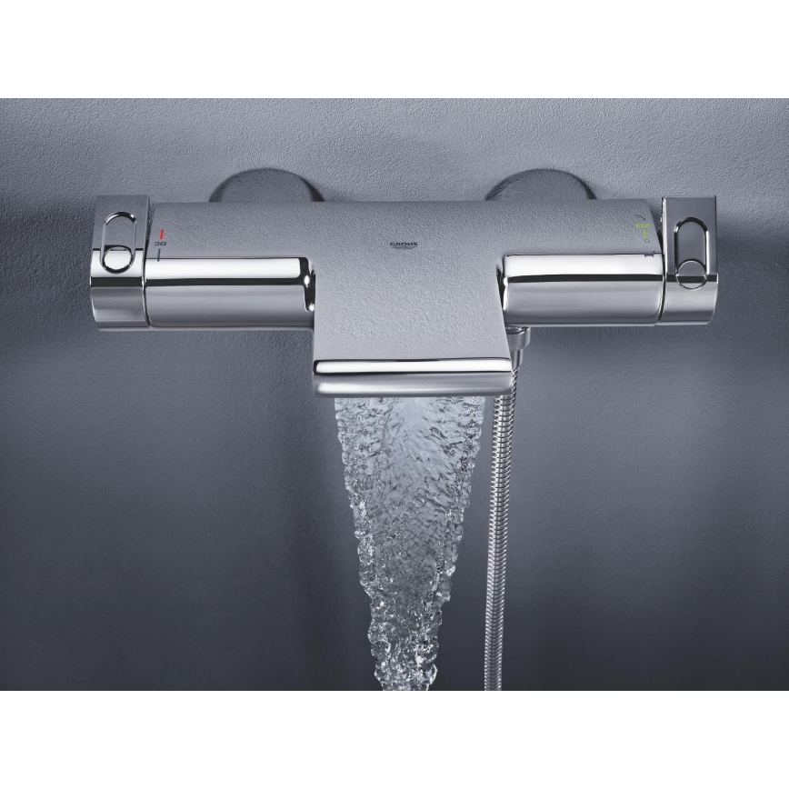 GROHE 34174001 - Termostatska kopalniška baterija za kad GROHTHERM 2000 172 mm sijajni krom