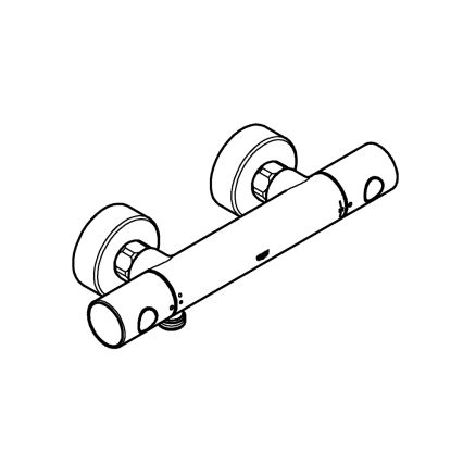 GROHE 34773000 - Termostatska pršna baterija PRECISION GET DN 15, sijajni krom