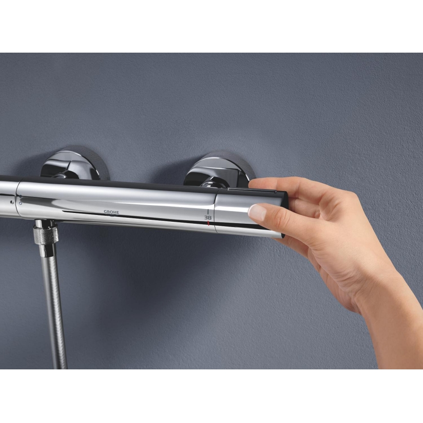 GROHE 34773000 - Termostatska pršna baterija PRECISION GET DN 15, sijajni krom