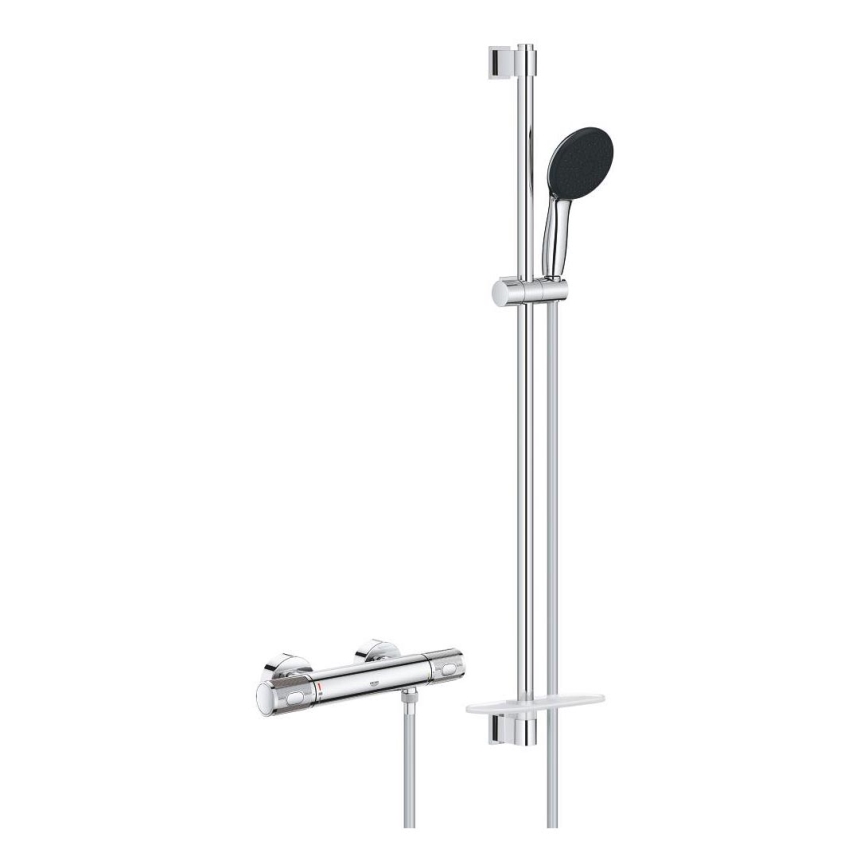 GROHE 34853001-Termostatska tuš baterija PRECISION FEEL + komplet 90 cm krom
