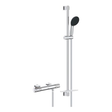 GROHE 34853001 - Tuš komplet s termostatsko baterijo PRECISION FEEL+ 90 cm sijajni krom
