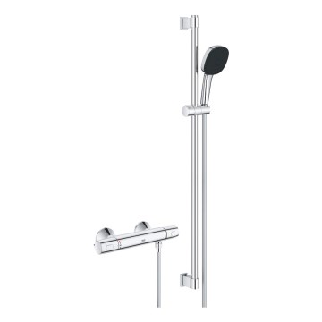GROHE 34855003 - Tušna garnitura s termostatsko baterijo PRECISION TREND 150 mm v sijajnem kromu