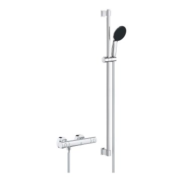 GROHE 34857000 - Tuš komplet s termostatsko baterijo PRECISION GET 12” v sijajnem kromu